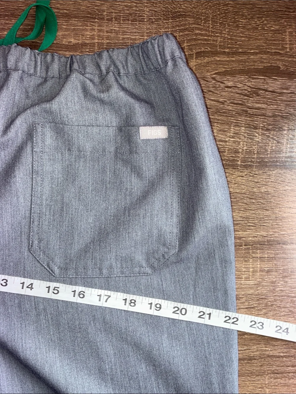 Men's Gray Drawstring Figs Technical Collection Large Pants EUC